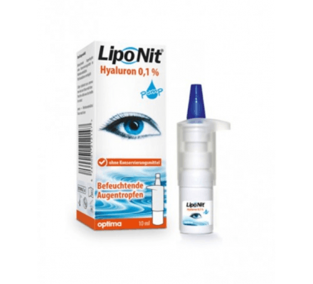 Lipo Nit eye drops 0.1% - 10ml pump dispenser 