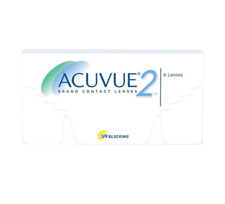 Acuvue2 - 6 contact lenses 