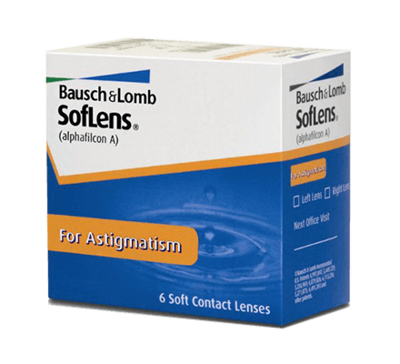 SofLens For Astigmatism - 6 lentilles mensuelles 