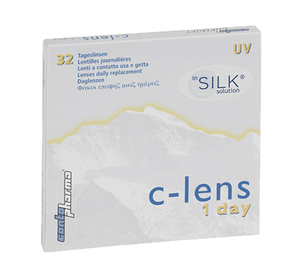 c-Lens 1day UV silk - 32 lentilles journalières 