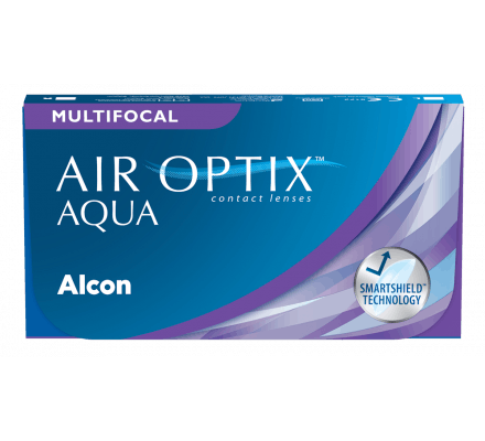 Air Optix AQUA Multifocal - 6 lentilles mensuelles 
