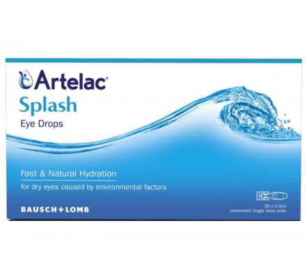 Artelac Splash EDO eye drops - 30x0.5ml ampoules 