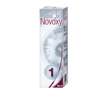 Novoxy 1 Disinfection Solution - 350ml + lens case 