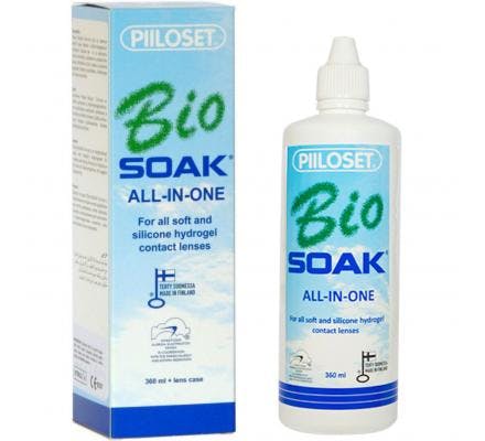 BioSoak - 360ml + lens case 