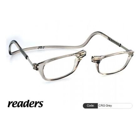 Clic Magnet reading glasses Classic CRG Grey 