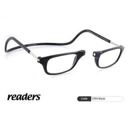 Clic Magnet reading glasses Classic CRN Black 