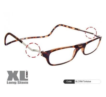 Clic Magnet reading glasses XLCRM Tortoise 