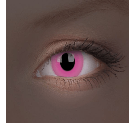 ColourVUE Crazy Lens Glow Pink - 2 color lenses 