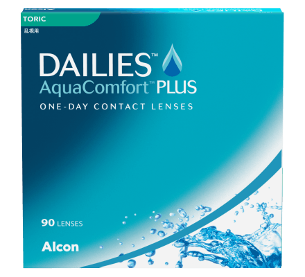 Dailies Aquacomfort Plus Toric - 90 lentilles journalières 