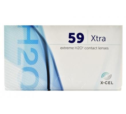 Extrem H2O 59% Xtra - 6 monthly lenses 