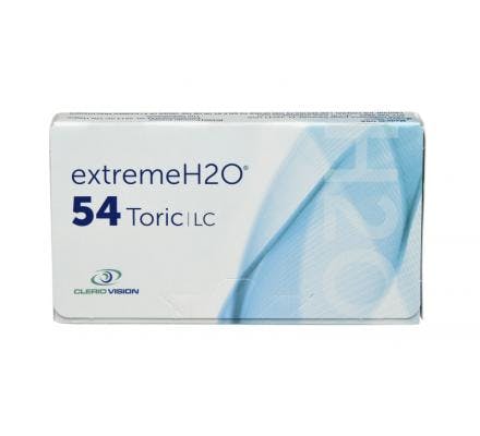 Extrem H2O 54% Toric LC - 6 monthly lenses 