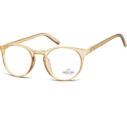 Reading Glasses Trendy brown transparent HMR55C 