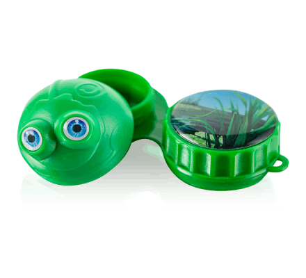 Lens case frog - 1x 