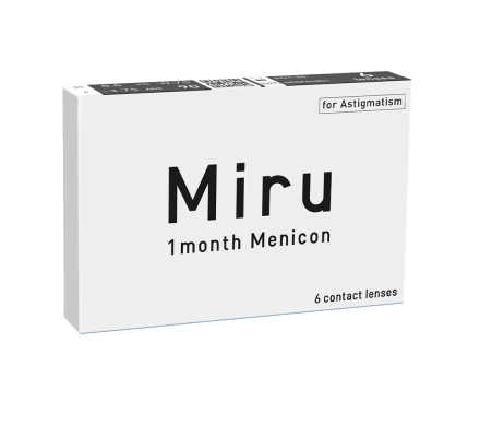 Miru Toric - 6 monthly lenses 