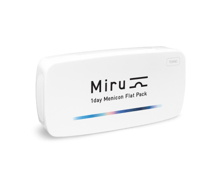 Miru 1day Flat Pack toric - 30 daily lenses 