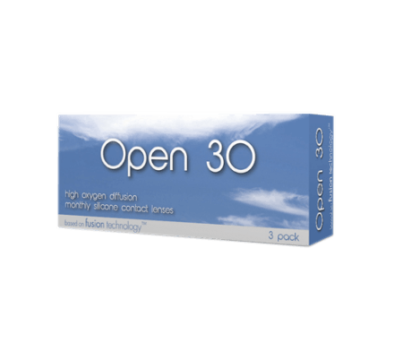 Open 30 - 6 lentilles mensuelles 