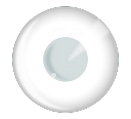 Mystery Lens UV White 001 - 2 Farblinsen 