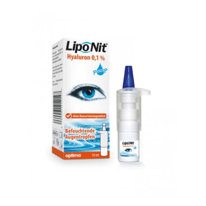 Lipo Nit Augentropfen 0.1% - 10ml Pumpspender 