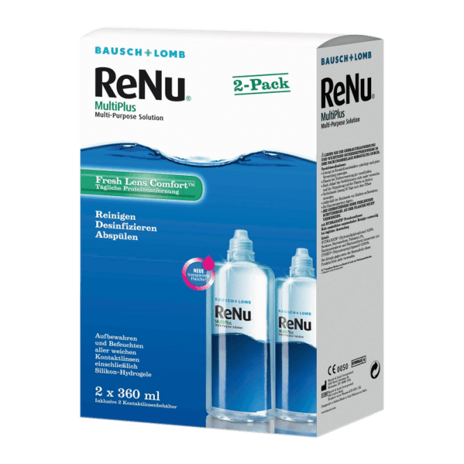 ReNu MultiPlus - 2 x 360ml + Behälter 