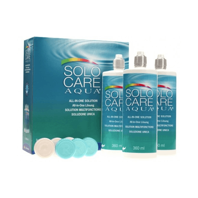 Solo Care Aqua - 3x360ml + Behälter 