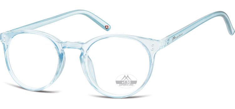 Occhiali da lettura - Occhiali da lettura Trendy blu trasparente HMR55A -  comprare in linea su lensvision.ch