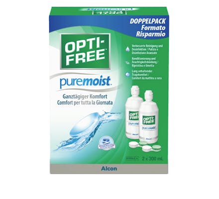 OptiFree Puremoist 2x300ml + lens case